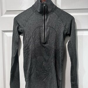 lululemon athletica Dark Gray Long Sleeve Top